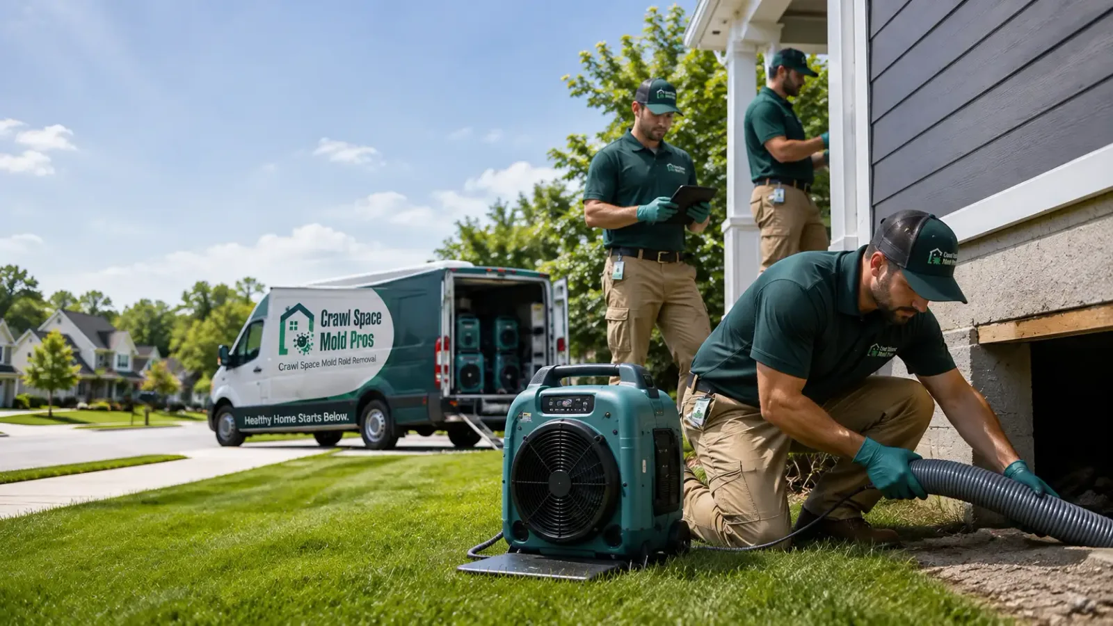Crawl Space Mold Removal in Hegins, PA